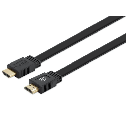 Cablu Manhattan 355643, HDMI male - HDMI male, 10 m, Black
