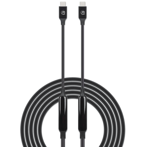 Cablu de date Manhattan 355964, USB-C male - USB-C male, 3 m, Black