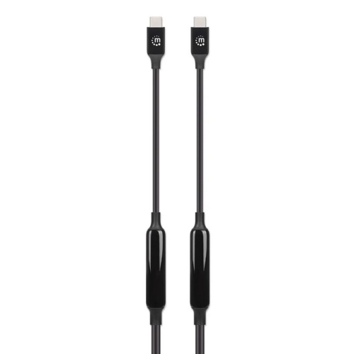 Cablu de date Manhattan 355971, USB-C male - USB-C male, 5 m, Black