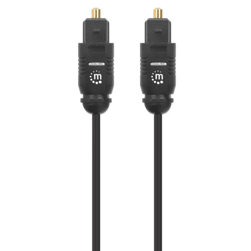 Cablu Manhattan 356084, Toslink male - Toslink male, 3 m, Black