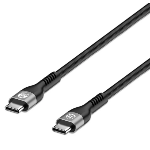 Cablu de date Manhattan 356367, USB-C male - USB-C male, 2 m, Black