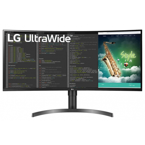 Monitor LED Curbat LG 35WN75CP-B, 35inch, 3440x1440, 5ms GTG, Black