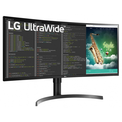 Monitor LED Curbat LG 35WN75CP-B, 35inch, 3440x1440, 5ms GTG, Black