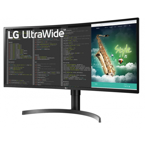 Monitor LED Curbat LG 35WN75CP-B, 35inch, 3440x1440, 5ms GTG, Black