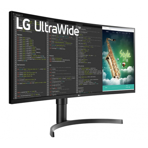 Monitor LED Curbat LG 35WN75CP-B, 35inch, 3440x1440, 5ms GTG, Black