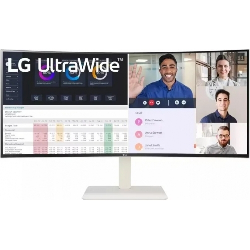 Monitor LED Curbat LG 38WR85QC-W, 37.5inch, 3840x1600, 1ms GTG, White