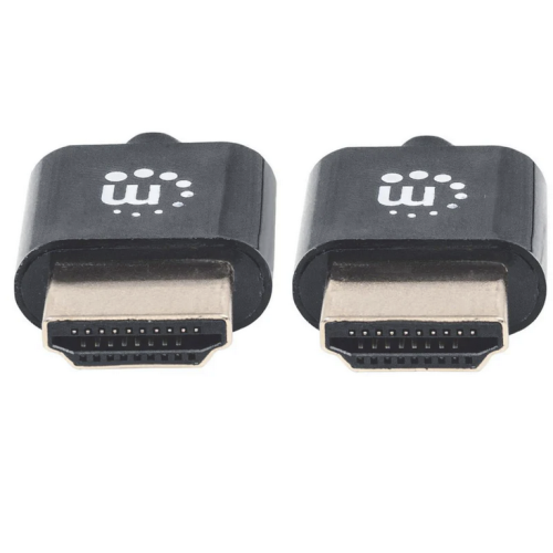 Cablu Manhattan 394352, HDMI male - HDMI male, 1 m, Black