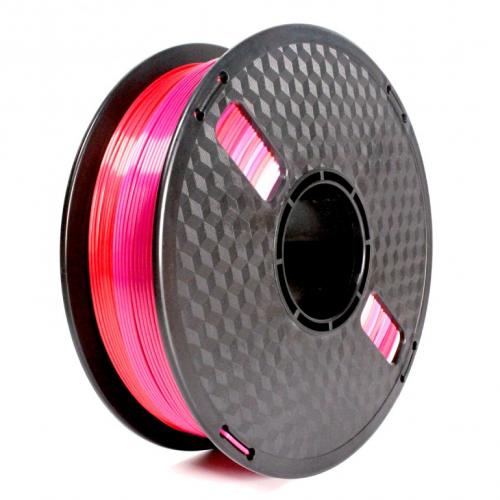 Filament Gembird PLA, 1.75mm, Silk Rainbow Red/Purple