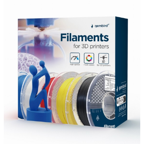Filament Gembird Silk 3DP-STPU1.75-01-CO, TPU, 1.75 mm, 1 kg, Brown