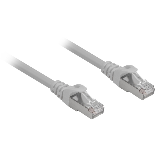Patch Cord Sharkoon, S/FTP, Cat. 6a, 0.25 m, Grey