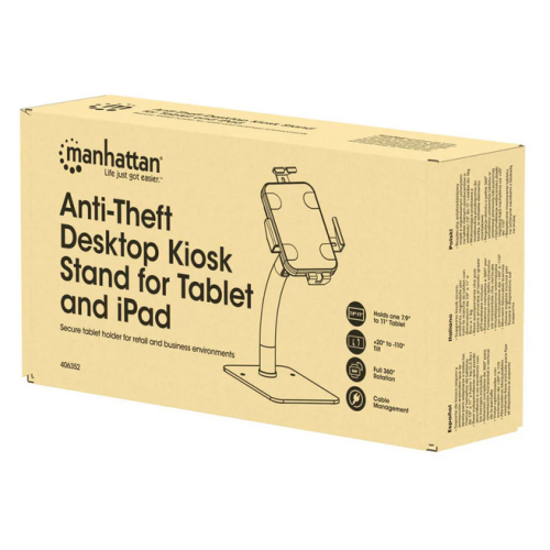 Stand Manhattan 406352, 7.9 - 11 inch, White