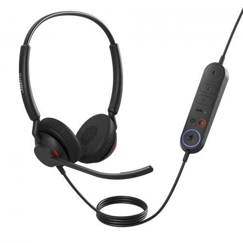 Casti cu microfon Jabra Engage 40 UC Stereo, USB-A/C, Black