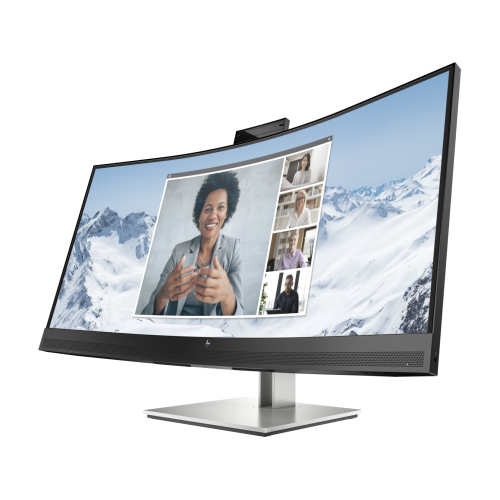 Monitor LED Curbat HP E34M G4, 34inch, 3440x1440, 5ms GTG, Black-Silver