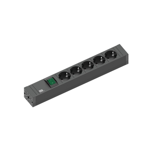 PDU Bachmann 420.0013, 5x Schuko, Black