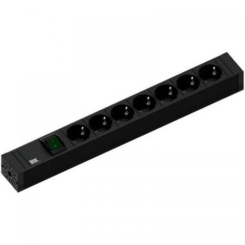 PDU Bachmann 420.0014, 7x Schuko, Black