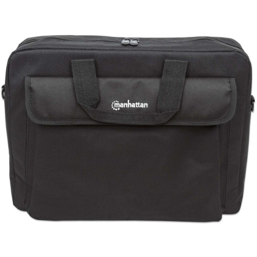 Geanta Manhattan London Briefcase pentru laptop de 15.6 inch, Black