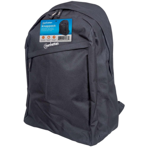 Rucsac Manhattan Knappack pentru laptop de 15.6 inch, Black