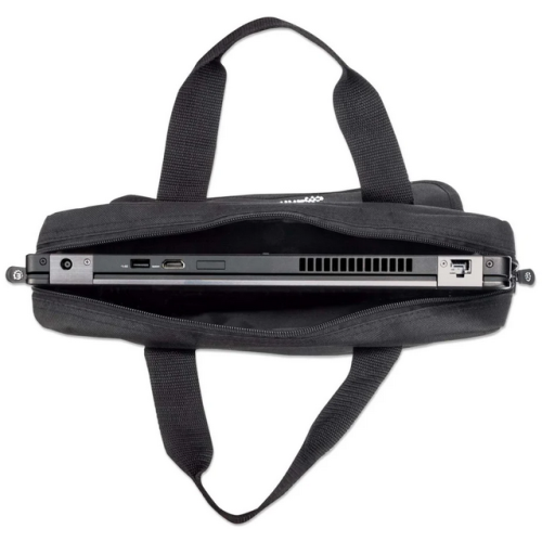 Geanta Manhattan London Briefcase pentru laptop de 12.5 inch, Black