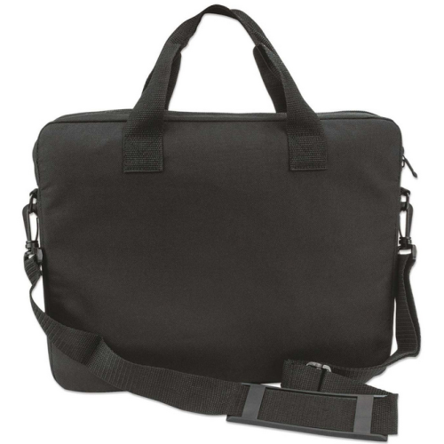 Geanta Manhattan London Briefcase pentru laptop de 14.1 inch, Black