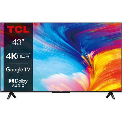 Televizor LED TCL Smart 43P635 (2022) Seria P635, 43inch, Ultra HD 4K, Black