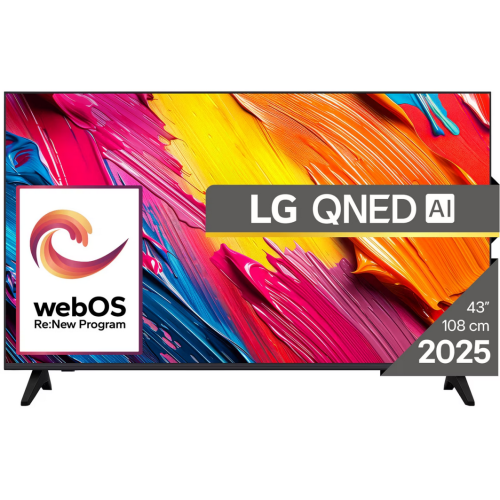 Televizor QNED LG Smart 43QNED70A6A Seria QNED70, 43 inch, Ultra HD 4K, Black