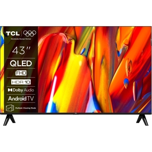 Televizor QLED TCL Smart 43V5C Seria V5C, 43 inch, Full HD, Black