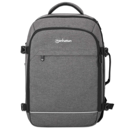 Rucsac Manhattan Rome pentru laptop de 17.3 inch, Gray