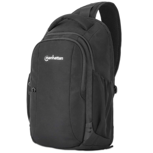 Rucsac Manhattan Amsterdam Anti-Theft Sling Bag pentru laptop de 13.3 inch, Black