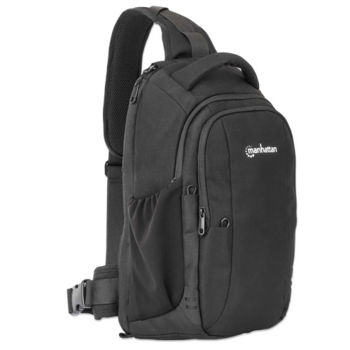 Rucsac Manhattan Amsterdam Anti-Theft Sling Bag pentru laptop de 13.3 inch, Black