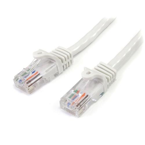 Patch Cord Startech 45PAT1MWH, Cat5e, UTP, 1m, White