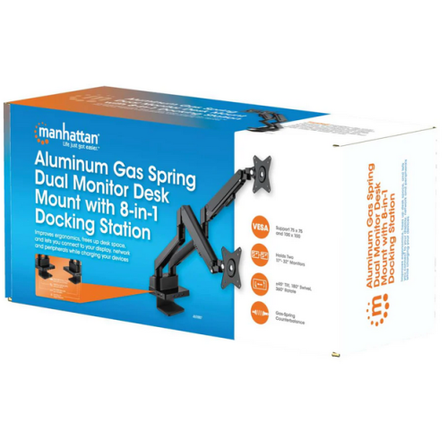 Suport Manhattan 8-in-1 461887, 17 - 32 inch, Black