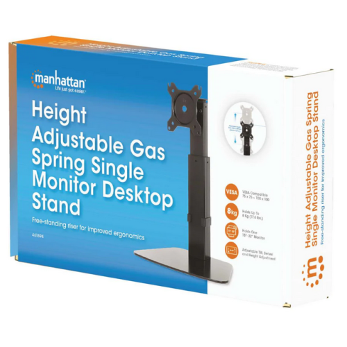 Stand Manhattan 461894, 15 - 32 inch, Black