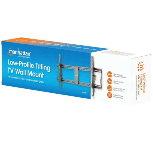 Suport TV Manhattan 462020, 43 - 100 inch, Black