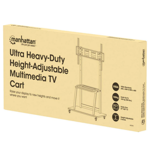 Stand TV Manhattan 462334, 37 - 100 inch, Black