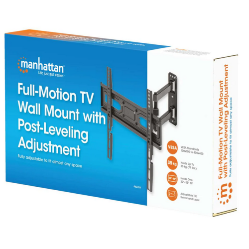 Suport TV Manhattan 462419, 32 - 55 inch, Black