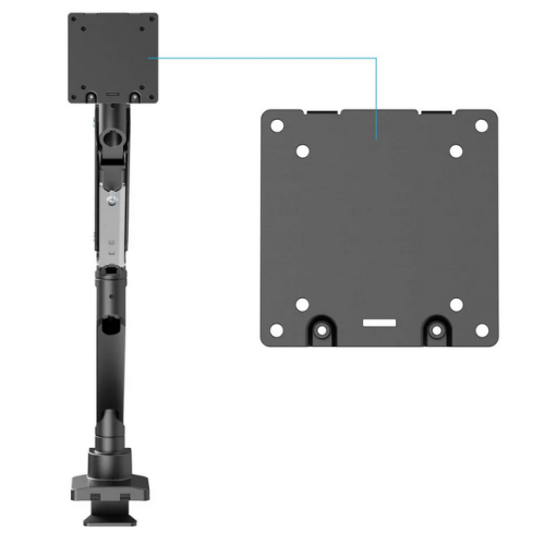 Suport Manhattan 462594, 17 - 57 inch, Black