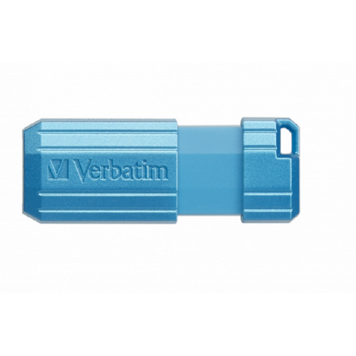 Stick Memorie Verbatim PinStripe 49068, 16GB, USB 2.0, Caribbean Blue