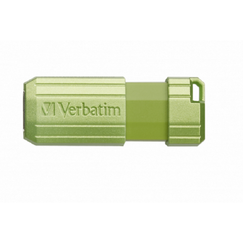 Stick Mmeorie Verbatim PinStripe 49070, 16GB, USB 2.0, Green