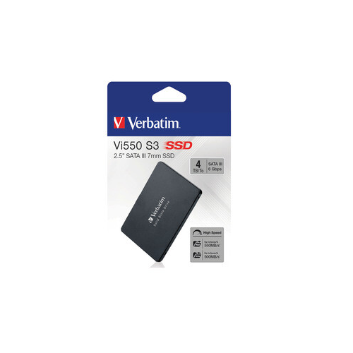 SSD Verbatim Vi550, 4TB, SATA3, 2.5inch
