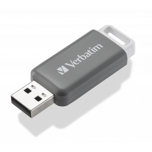 Stick Memorie Verbatim DataBar 49456, 128GB, USB 2.0, Gray