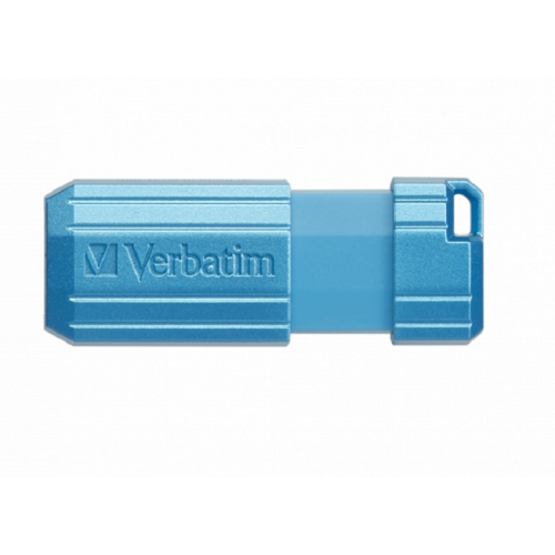 Stick Memorie Verbatim PinStripe 49461, 128GB, USB 2.0, Caribbean Blue
