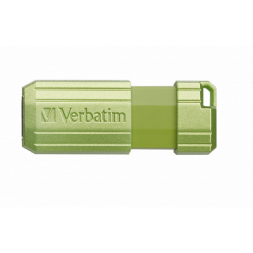 Stick Mmeorie Verbatim PinStripe 49462, 128GB, USB 2.0, Eucalyptus Green