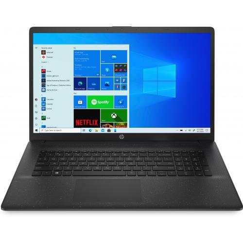 Laptop HP 17-cn0009nw, Intel Celeron N4020, 17.3inch, RAM 4GB, SSD 256GB, Intel UHD Graphics 600, Windows 10, Jet Black