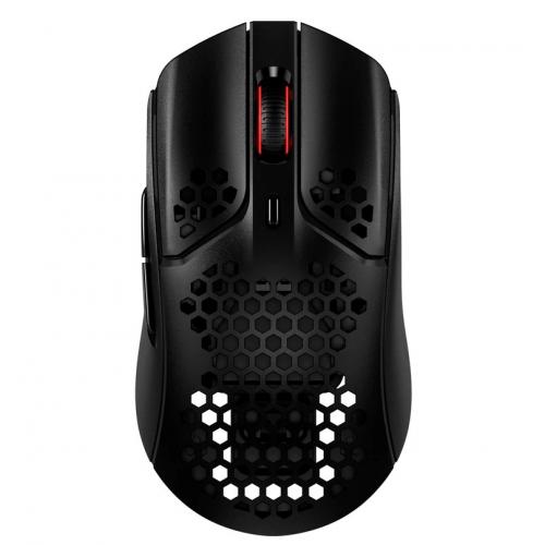 Mouse HP cu fir, HYPERX Pulsefire Haste, Pixart 3327 sensor, DPI pana la 6.200, RGB Gaming Mouse, greutate 123g, Wireless, Black