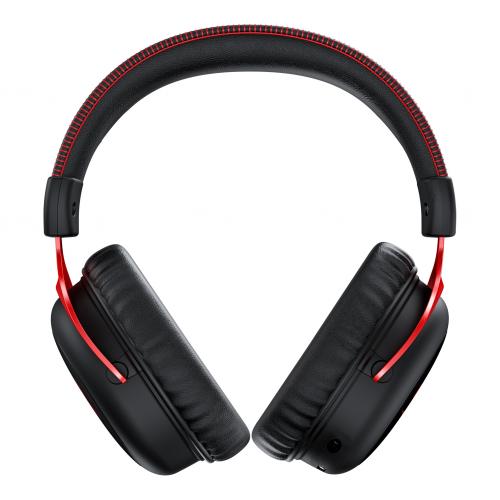 Casti cu microfon HP HyperX Cloud II, USB Wireless, Black-Red