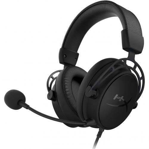 Casti HP HyperX Cloud Alpha S Gaming, microfon, negru