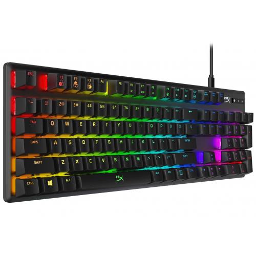 Tastatura HP HyperX Alloy Origins Aqua Switch, RGB LED, USB, Black