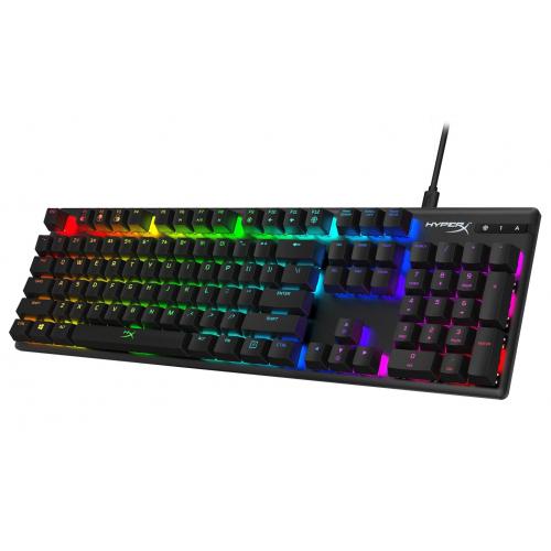 Tastatura HP HyperX Alloy Origins Aqua Switch, RGB LED, USB, Black