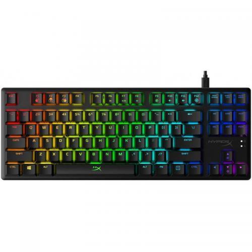 Tastatura HP HyperX Origins Core, USB-C, cu fir, black