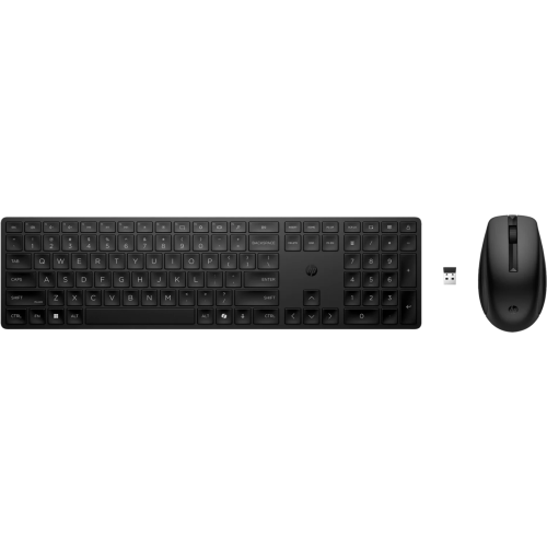 Kit Wireless HP 655 - Tastatura, USB Wireless, Black + Mouse Optic, USB Wireless, Black
